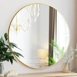 Premium Quality Round Wall Mirror 40 cm – Bathroom Mirror
